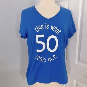 Hanes 50th Birthday Tshirt